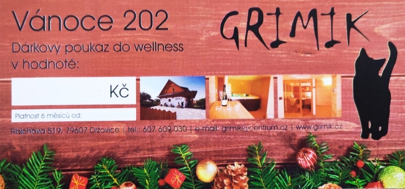 Vánoční poukaz na wellness